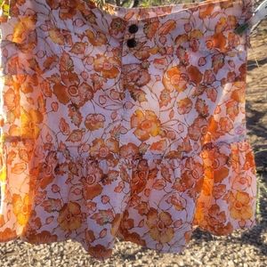 Surf D Line Hawaiian Short Batik Print  Skirt